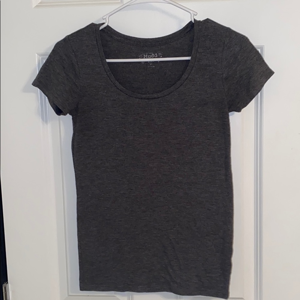 dark grey mudd tee ッ